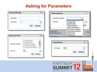 Asking for Parameters
 
