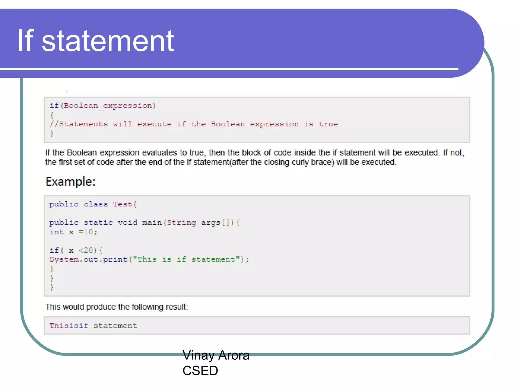 4 java - decision | PPT