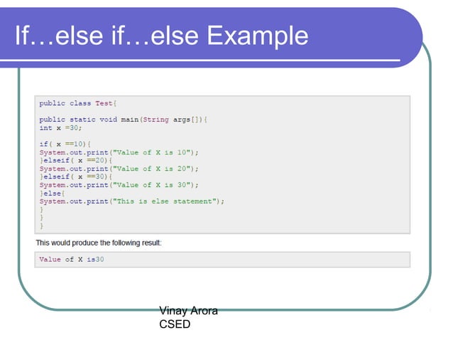 4 java - decision | PPT