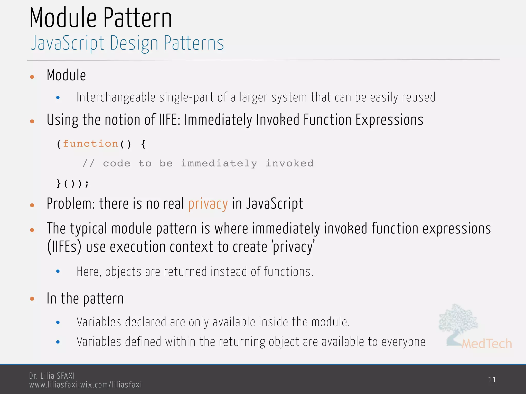 Javascript Design Patterns | PPT