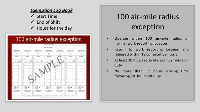 mile log book