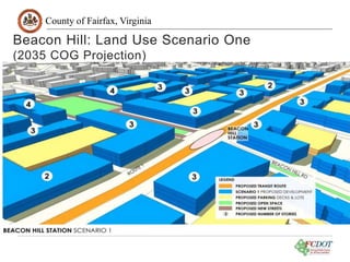 County of Fairfax, Virginia
Beacon Hill: Land Use Scenario One
(2035 COG Projection)
 