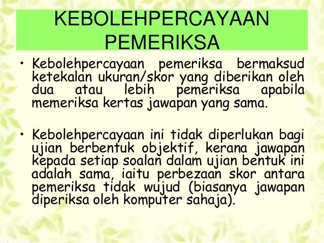 KEBOLEHPERCAYAAN ALAT UKURAN