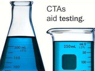 Testing
          CTAs
          aid testing.
 