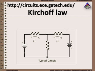 Kirchoff law
http://circuits.ece.gatech.edu/
 