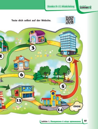 Stunden 9—11. Wiederholung
Stunden 9—11. Wiederholung
Stunden 9—11. Wiederholung
Stunden 9—11. Wiederholung
Lektion 1. Походження й місце проживання
Teste dich selbst auf der Website.
Lektion 1
Lektion 1
Lektion 1
Lektion 1
27
 