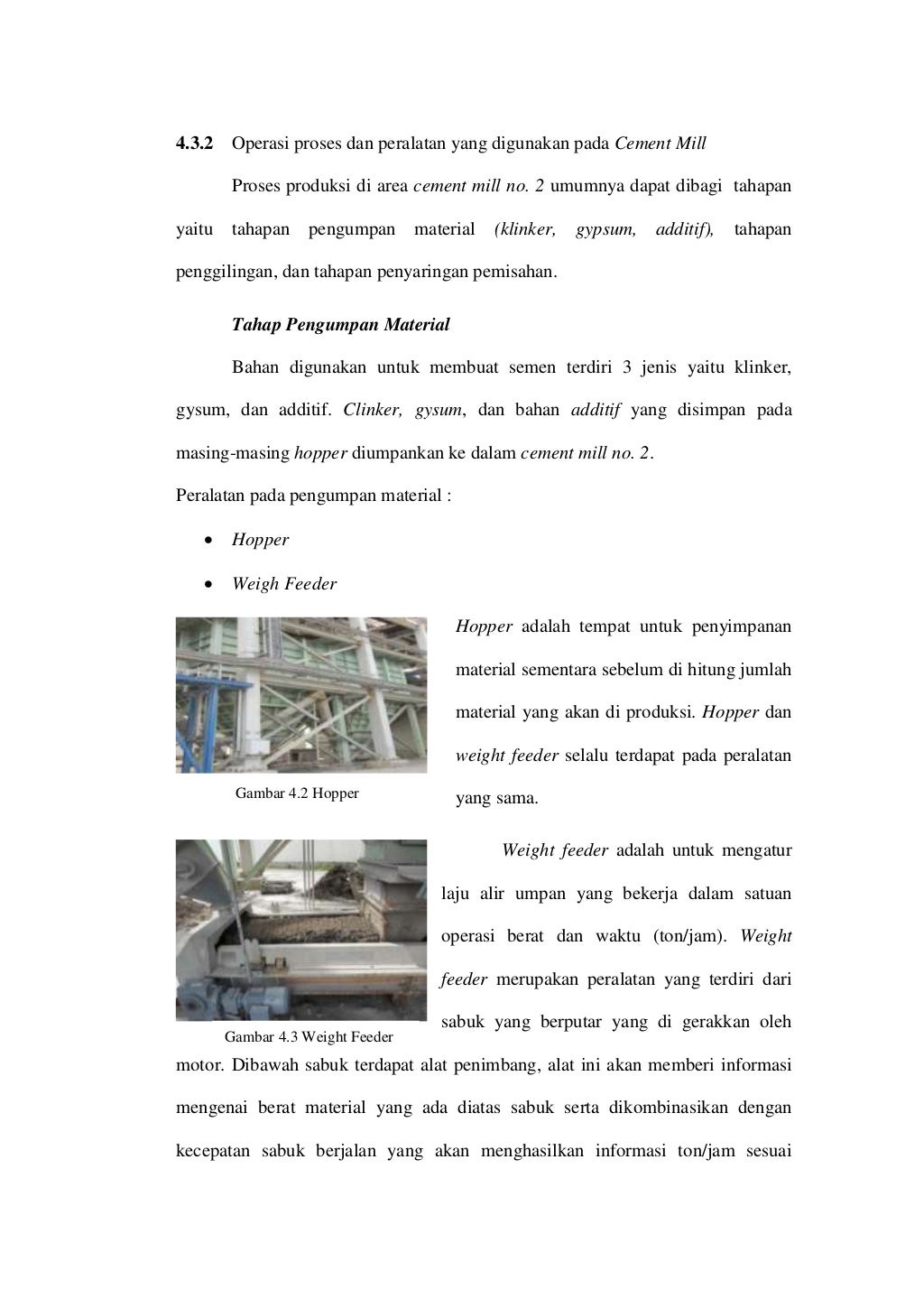 4. kp pada pt. lafarge cement indonesia aceh besar