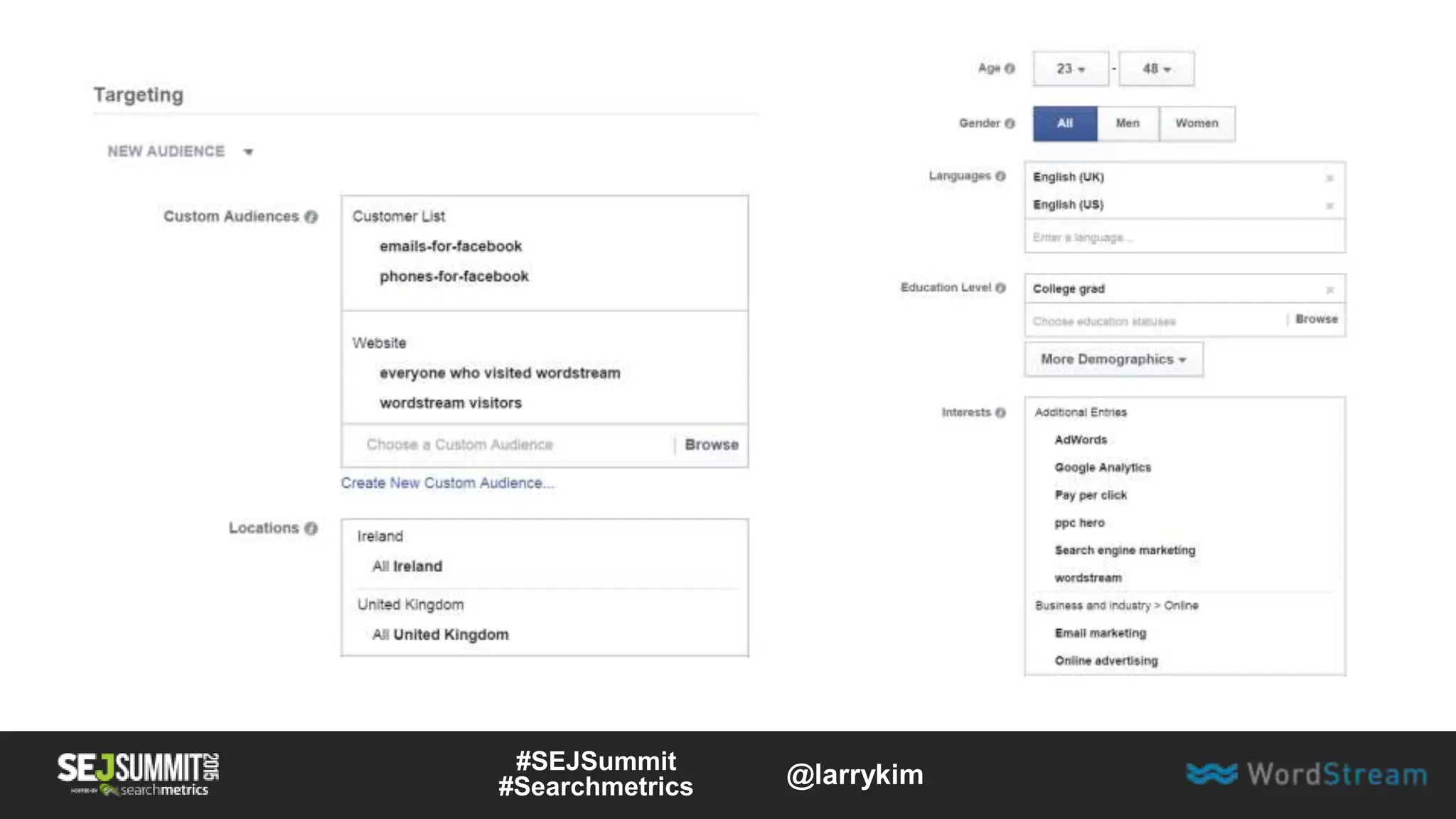 #SEJSummit
#Searchmetrics @larrykim
 