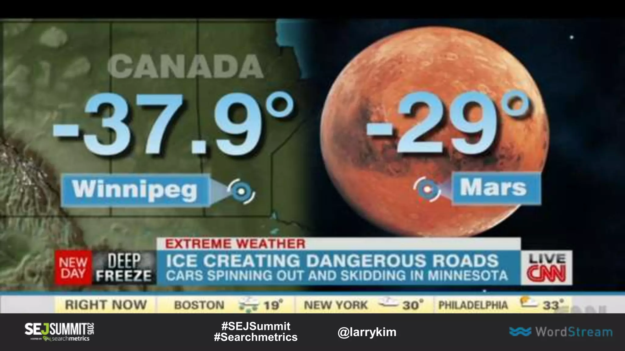 #SEJSummit
#Searchmetrics @larrykim
 