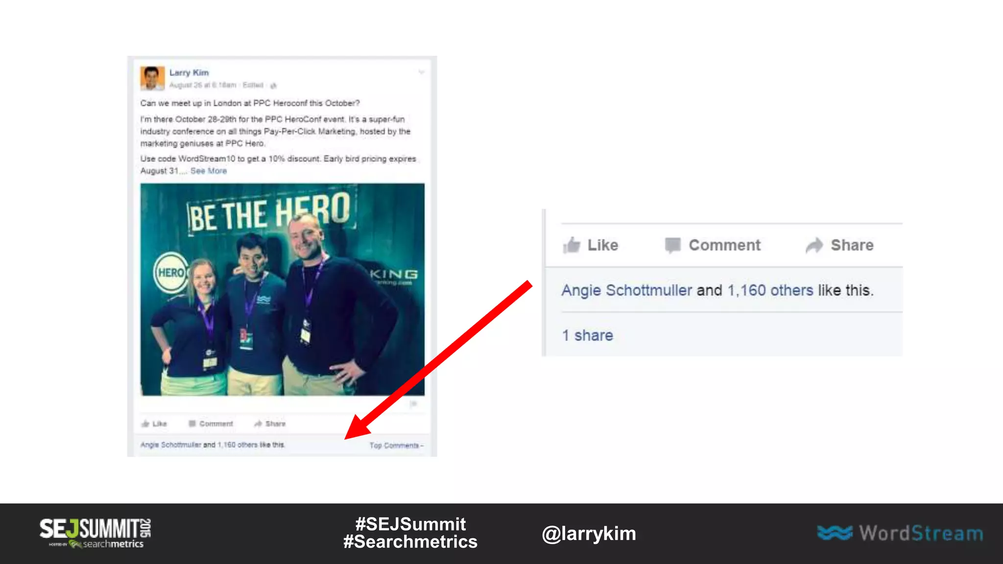 #SEJSummit
#Searchmetrics @larrykim
 