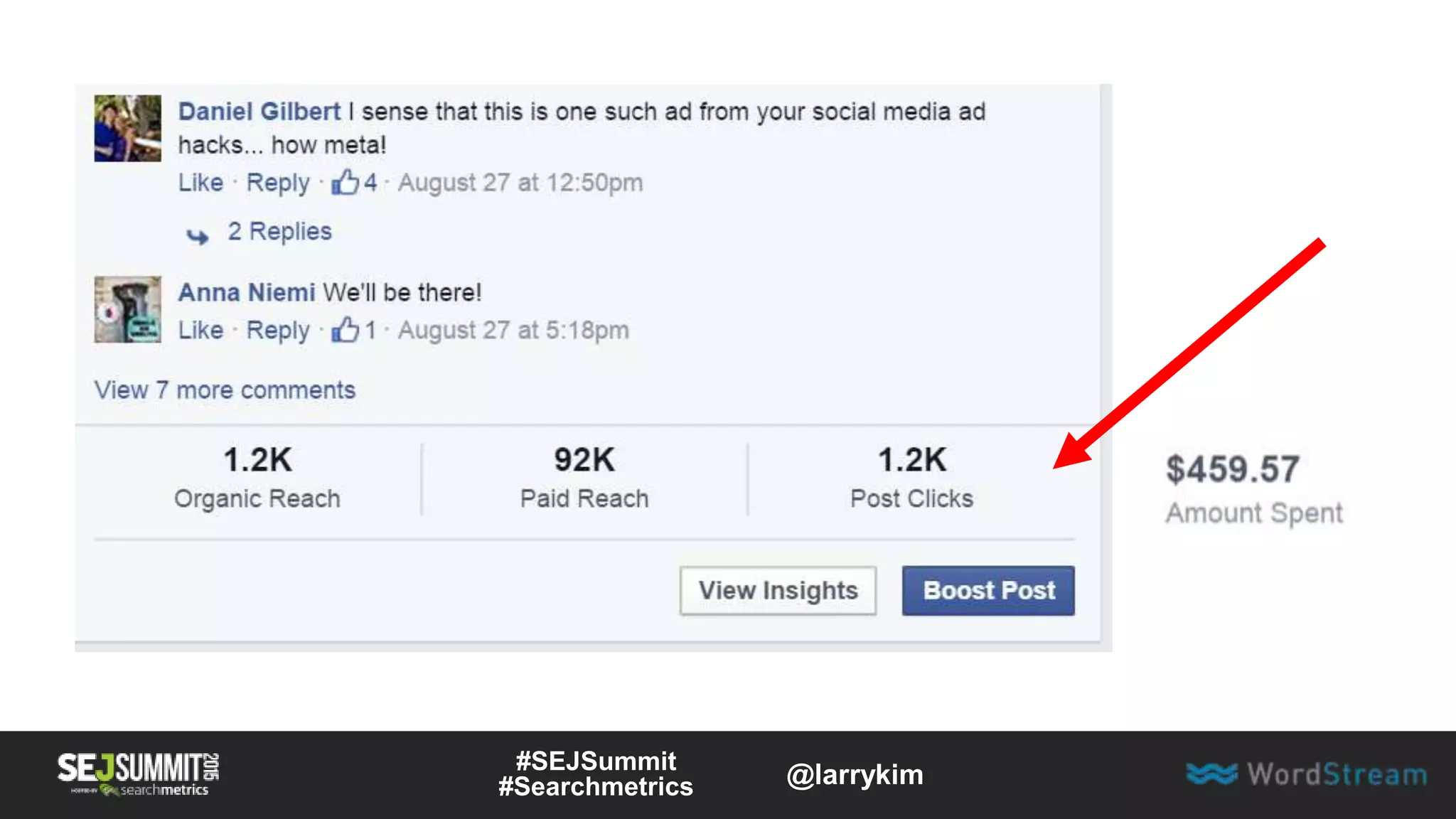 #SEJSummit
#Searchmetrics @larrykim
 