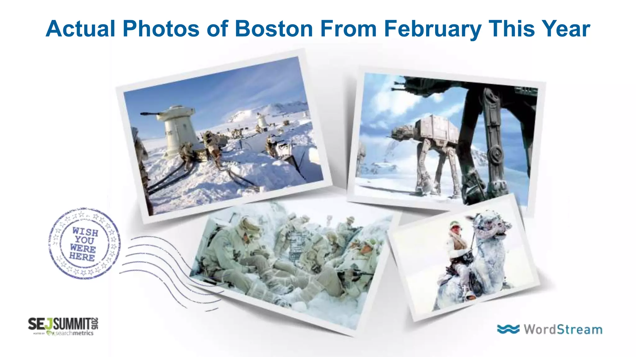 Actual Photos of Boston From February This Year
 