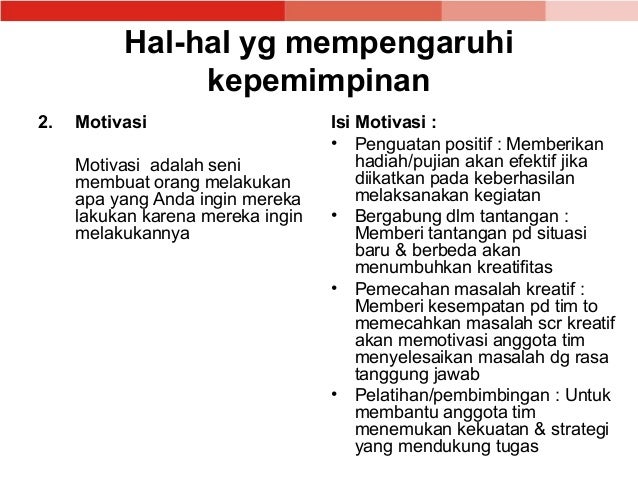 Kepemimpinan Ppt Materi Pmr