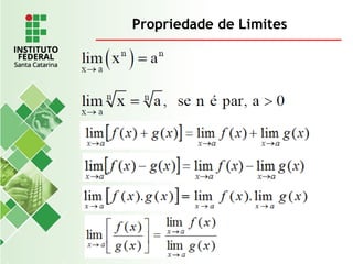 Propriedade de Limites
 
