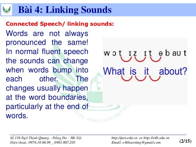 4.linking sounds