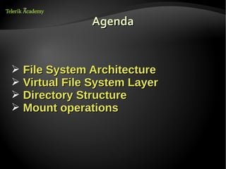 Linux File System Bim 4. linux file systems | ODP