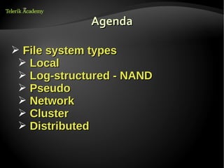 4. linux file systems | ODP