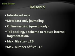 4. linux file systems | ODP