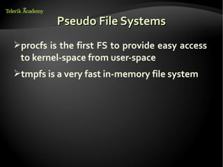 4. linux file systems | ODP