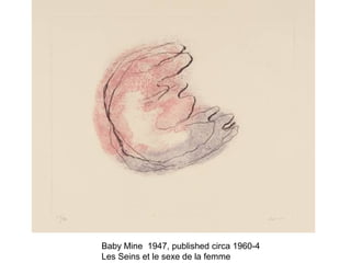 Baby Mine 1947, published circa 1960-4
Les Seins et le sexe de la femme
 