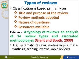 4-Literature and evidence synthesis (1).pptx