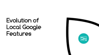 Evolution of
Local Google
Features
 