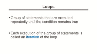 4-Loops computer programming in c btech.pdf