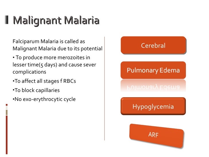 4.malaria acute chronic cerebral