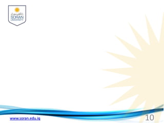 www.soran.edu.iq 10
 