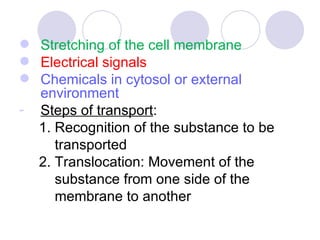 4. membrane transport 1