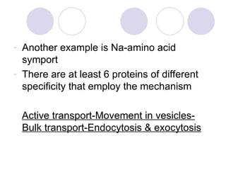 4. membrane transport 1