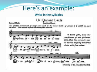 Here’s an example:Write in the syllables