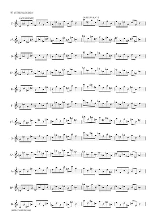 C-
INTERVALOS DE 6ª
ASCENDENTE

 




 


 
 
DESCENDENTE

 


 
 


 


C#-



 




 


 





 


 




D-

 


 




 



 
 


 




 
Eb- 
 


 




 





 


 




 
E- 
 




 


 
 

 


 
 


 


F- 


 




 


 



 
 


 




F#- 
 


 




 



 
 


 




 
G- 


 


 




 

 


 




 


Ab- 
 
 


 




  
 
 


 




 
A- 


 




 


  
 


 




 


Bb-





 


 







 




 


 
B-

 


 
 


 



 




 


 
 
MANUEL GARCIA(3-04)
6
 