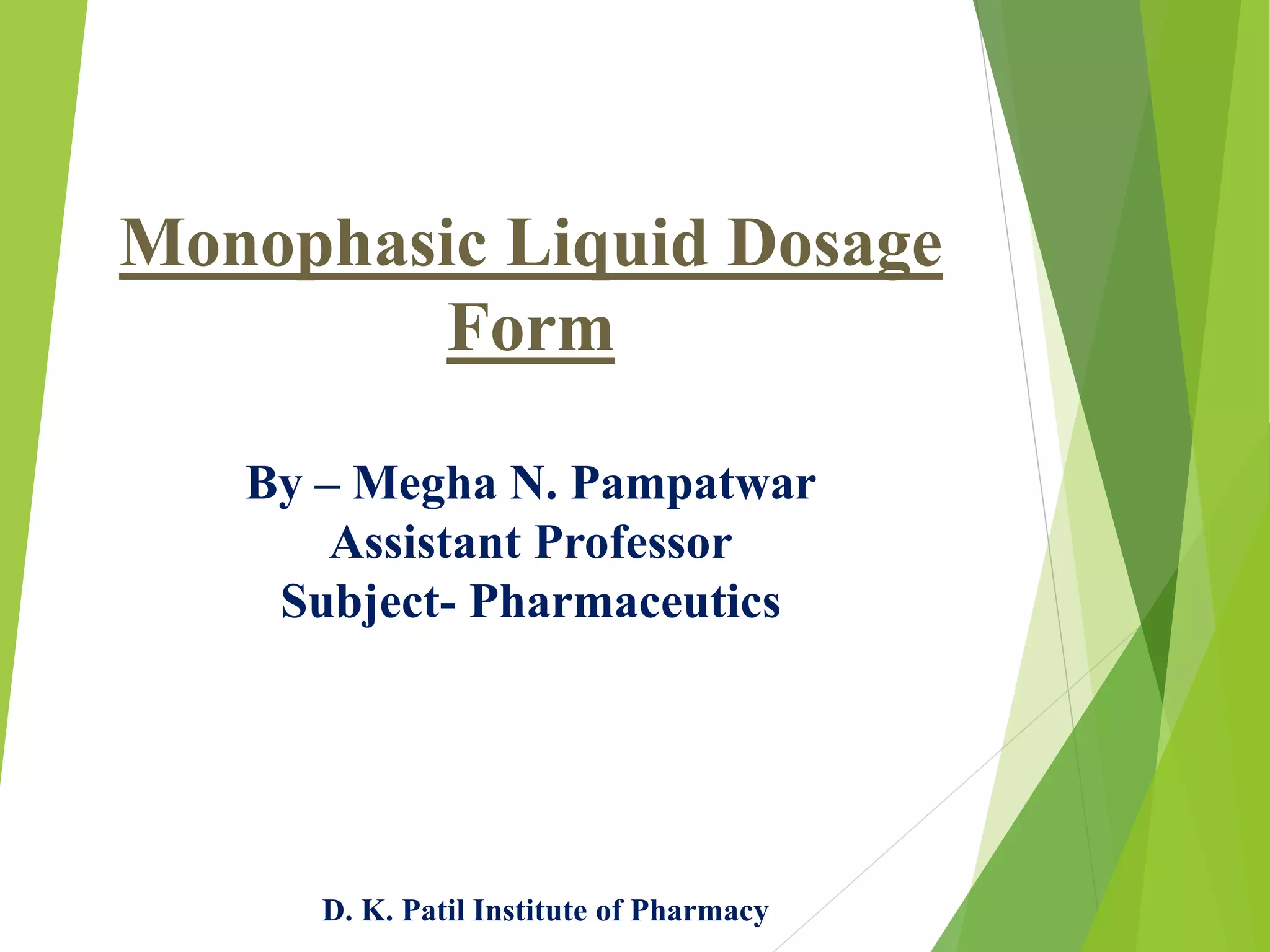 monophasic-dosage-form-mcq-pptx