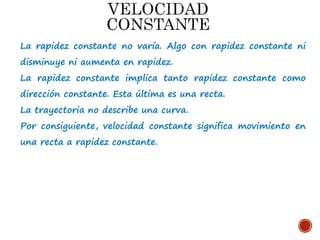 Movimiento Rectilíneo Uniforme | PPT