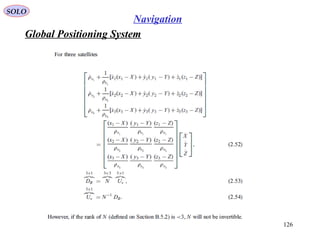 Global Positioning System
SOLO
126
Navigation
 