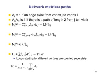 Network metrics: paths

14
 