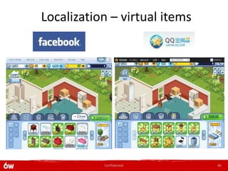 Localization – virtual items




           Confidential        46
 