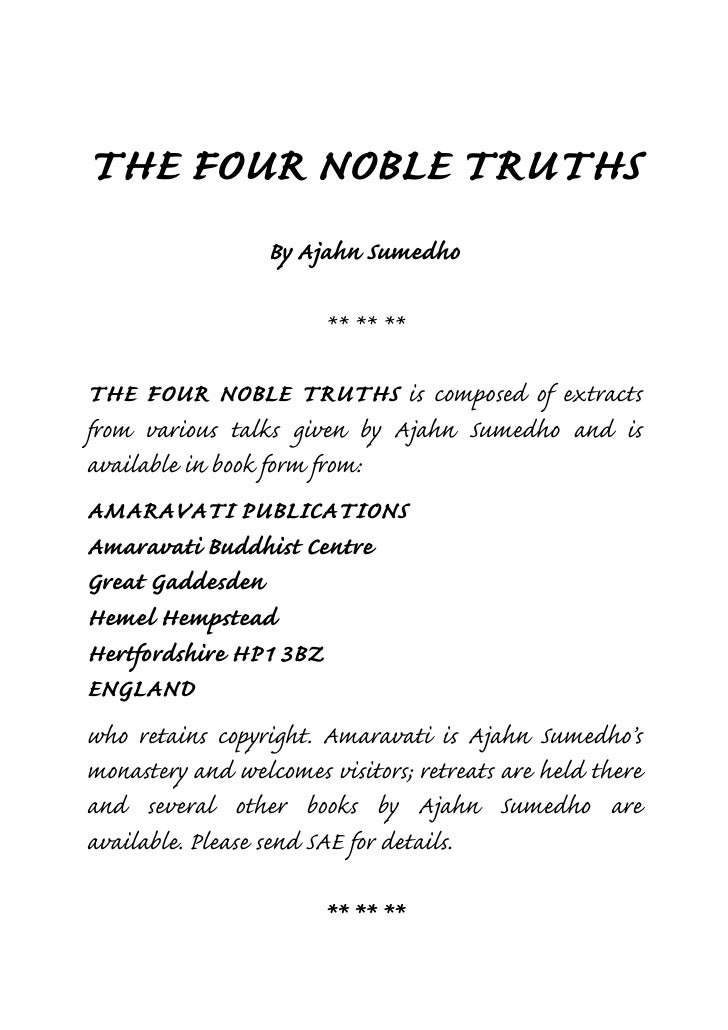 four noble truths essay The four noble truths essays: over 180,000 the four noble truths essays, the four noble truths term papers, the four noble truths research paper, book reports 184. four noble truths essay The four noble truths essays: over 180,000 the four noble truths essays, the four noble truths term papers, the four noble truths research paper, book reports 184.