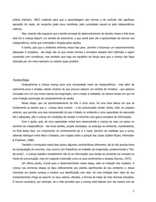 4   o desenvolvimento infantil e adolescente