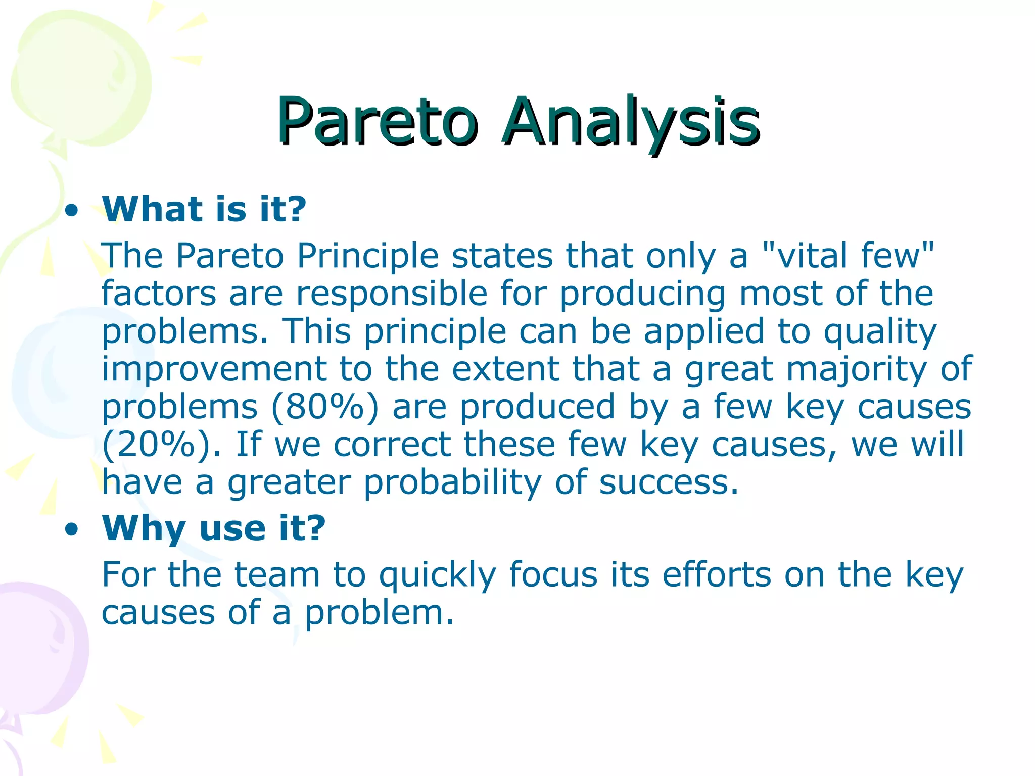 4 Of The 7 Problem Solving Tools | PPT