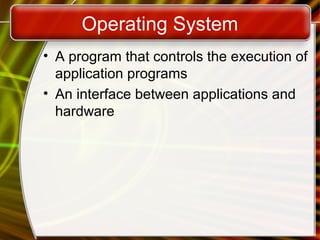 4 operating system basics | PPT