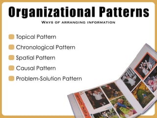 Organizing and outlining an informative speech | PDF