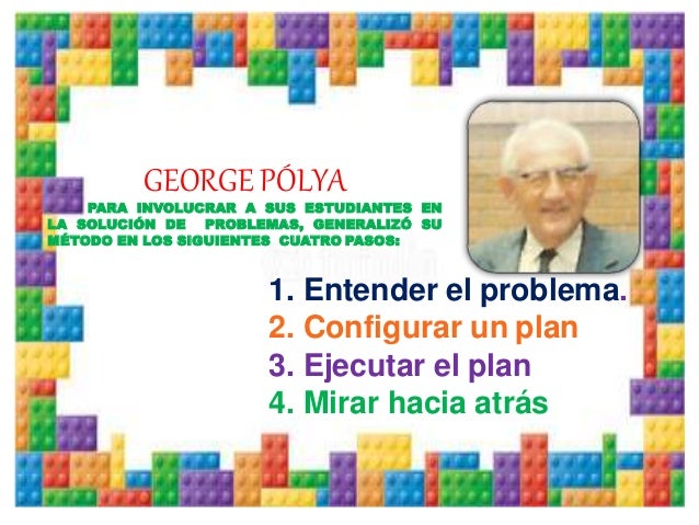 Resultado de imagen para Según Polya. ¿QUà ES LA SOLUCIÃN A UN PROBLEMA?