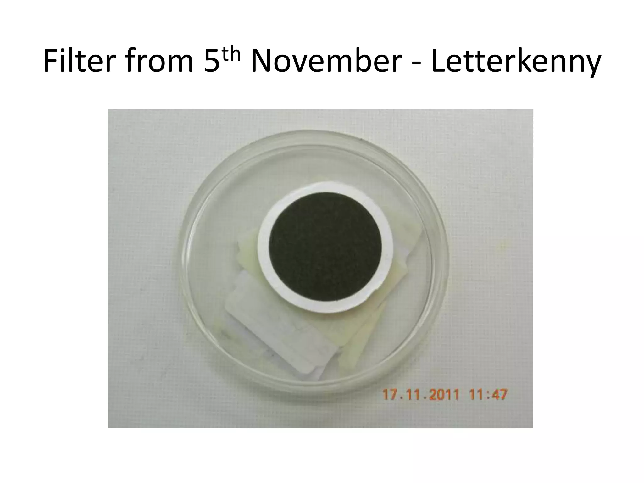 Filter from 5th November - Letterkenny
 