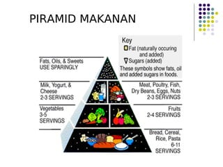 PIRAMID MAKANAN
 