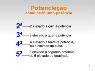 4 potenciacao proj | PPT