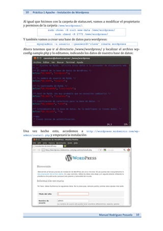 practica 1 apache | PDF