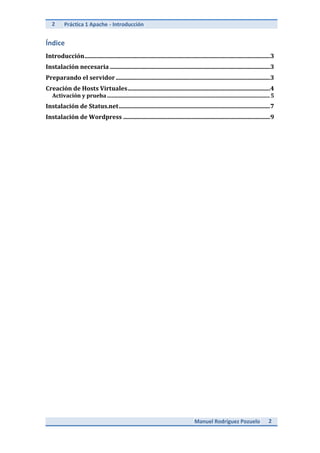 practica 1 apache | PDF