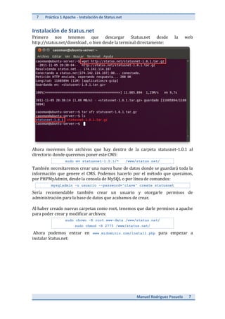 practica 1 apache | PDF